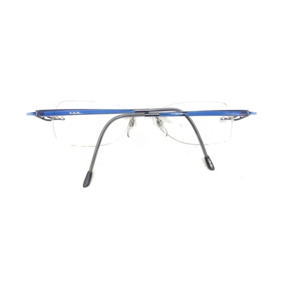 Silhouette 7622 40 6055 Titanium Blue Rimless Eyeglasses Frames 17 130 Austria - Picture 11 of 13